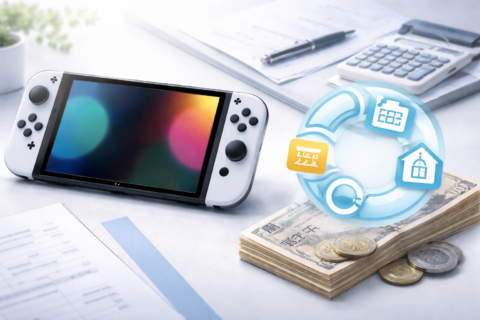 Nintendo Switchをリースバック？手放さず現金化する仕組みを解説