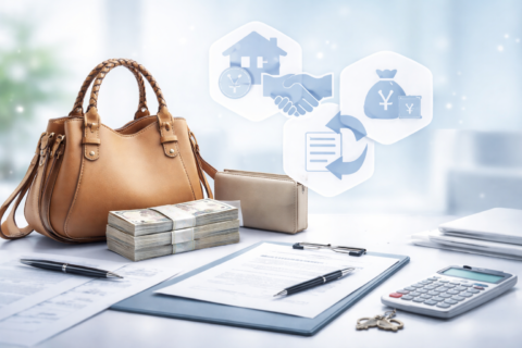 ロエベをリースバックで資金化する方法と質屋・売却との実質コスト比較